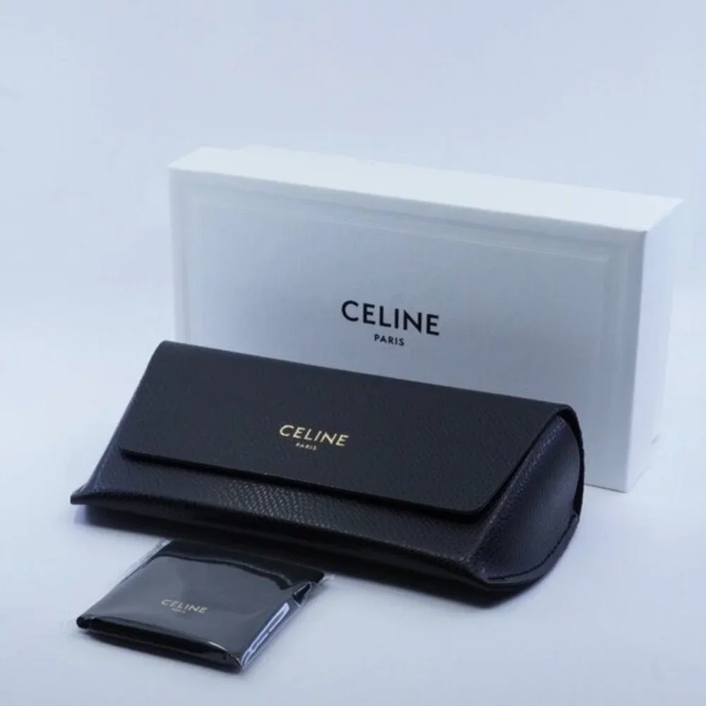 Celine CL4213IS 27E Square Sunglasses – Shiny Crystal/Brown - Picture 10 of 10